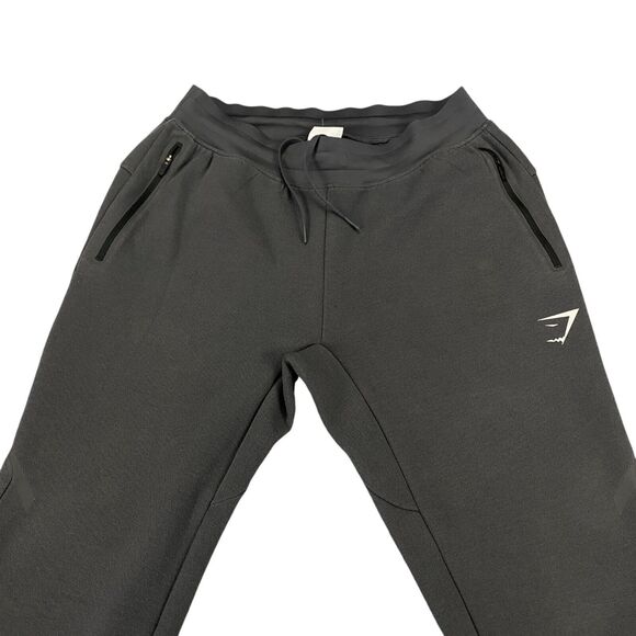 Gymshark Apex Technical Joggers Women's S Gray Slim Fit Ankle Zip Elastic Waist - Picture 9 of 16